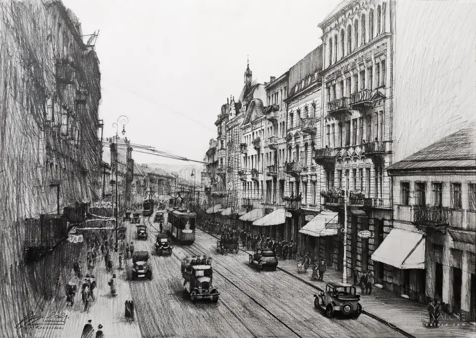 Nowy Świat Warszawa lata '30 