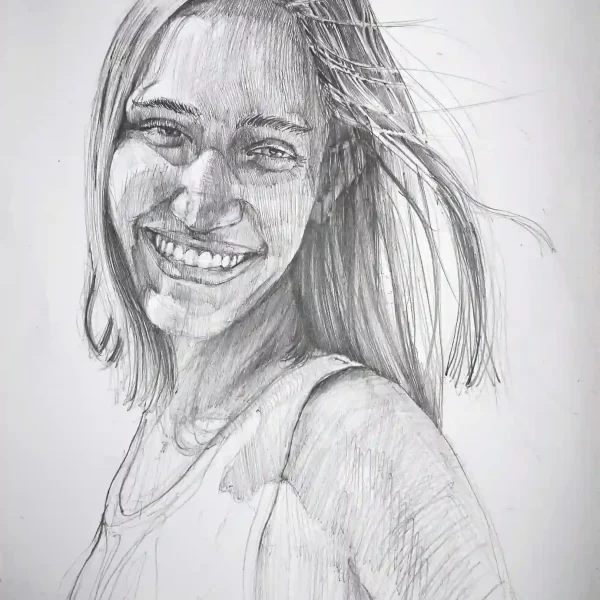 Portret Julii Ołówkiem